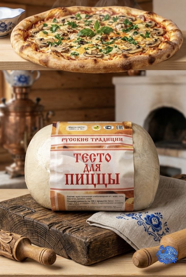Тесто для пиццы 1000г.