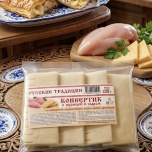Конверты с курицей и сыром 320г.